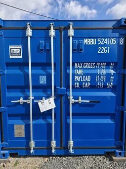 Lodní kontejner 6m – námořní modrá barva