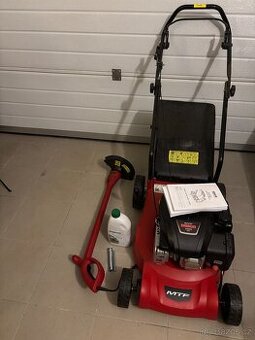 Benzinová a strunová sekačka na trávu Mountfield