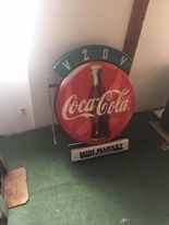 Světelná reklama Coca Cola
