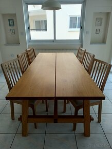 Jídelní stůl Mockelby + 6 židlí