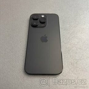 iPhone 14 Pro 128GB black, pěkný stav, 12 měsíců záruka