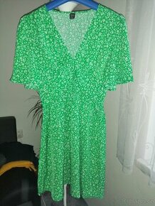 zelené šaty Shein, vel. M, super stav (1)