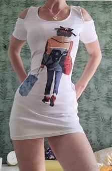 Nové dámské sexy letní šaty minisaty vel M sexy střih