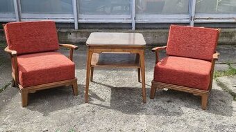 RETRO KOMPLET (LIŠOVSKÝ NÁBYTEK)-50 LÉTA