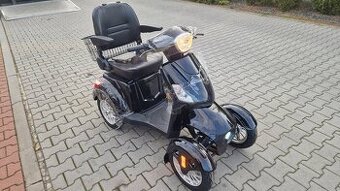 Elektrický čtyřkolový skútr 4GO,500 W 60 V 25 km/h černá