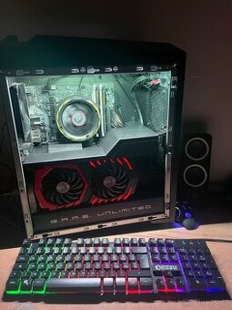 Herní PC i5-8600K 16GB RAM 256 GB SSD 2TB HDD GTX1060