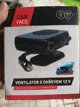 Ventilátor s ohřevem na 12 V