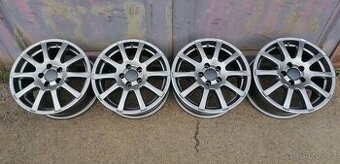 4ks Alu kola 5X100 15" Rapid,Octavia 1- TOP STAV