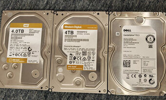 SATA 4TB 3.5" WD/DELL Gold/Enterprise