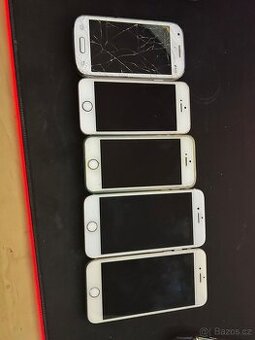 Staré telefony a tablety – Apple + Samsung