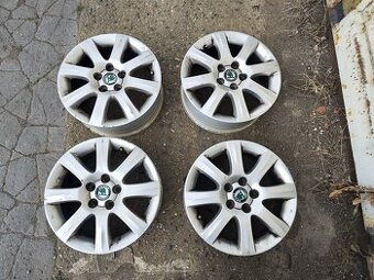 15"alu sada 5x100 origo Škoda Fabia 2 Roomster Polo Ibiza