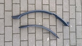 Blatníky FORCE GRAND, 26-29 plast, černé
