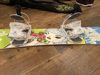 Prodám snowboard Flow s vázáním Flow -132 cm