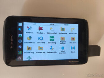 Prodám Garmin Montana 700, cyklodržák, TOPO Canada a Czech