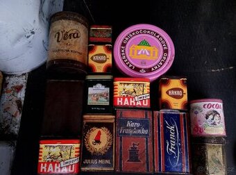 Pěkné staré plechovky