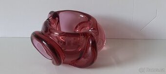 Hutní sklo – masivní popelník