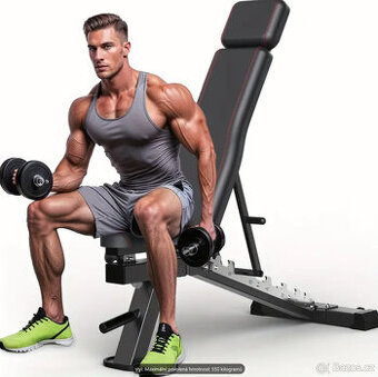 Polohovací lavice - 600kg nosnost, NOVÁ