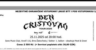 BEN CRISTOVAO MEET AND GREET