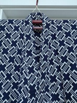 Pánská bavlněná yukata - řetězy (6)