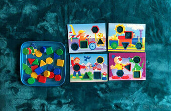 Edukační vkládačka - barvy a tvary - 1