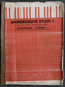 Noty akordeon: Ondruš, Dikánová - Akordeonové etudy I