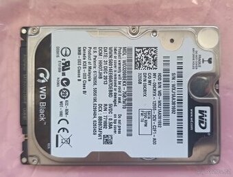WD WD3200BEKX 320GB, 2.5", 16MB, SATA II, 9mm, 7200otč.