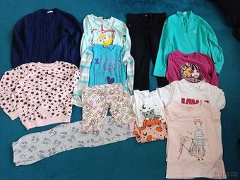 Sada dívčího oblečení 140 - 13 ks