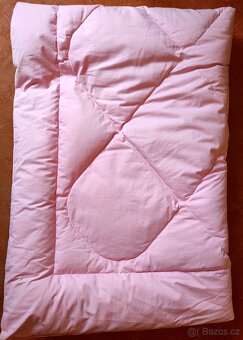 Péřová prošívaná deka + polštáře