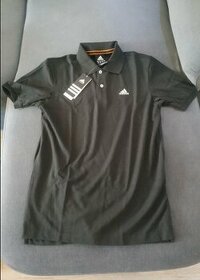 Nové černé polo tričko Adidas vel. S nebo M