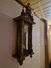 Starožitné nástěnné hodiny Kienzle rok 1895 - 1