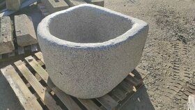 Žulová kaménka, stírka, napáječka, koryto, 88x86x55 cm