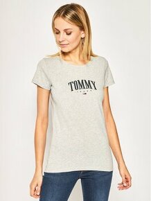 Značkové šedé tričko zn. Tommy Jeans=NOVÉ=DOPRAVA POUZE 30Kč - 1