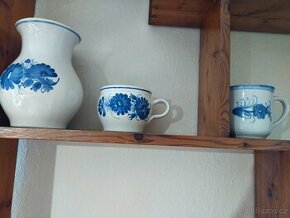Keramika, béžovo modrá - 1