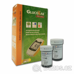 Glukometr GlucoLab + 50 proužků na glukózu