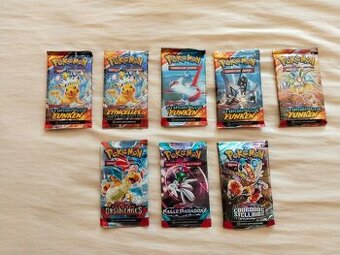Mix 8 neotevřených Pokémon boosterů