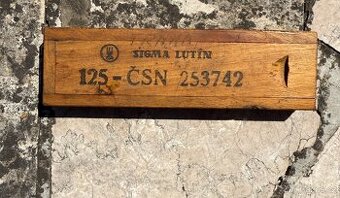 Nožové pravítko 125 Sigma Lutín.