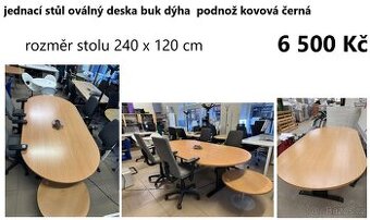 prodám jednací stůl 240 x 96 cm