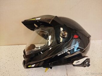 Helma na motorku scorpion EXO adx2