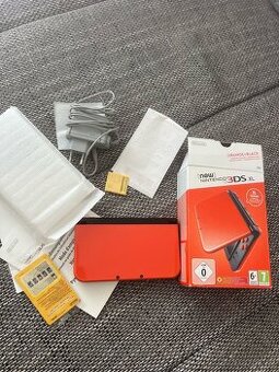 New Nintendo 3ds XL Orange + black IPS