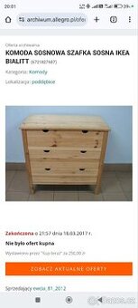 Koupím komodu IKEA Bialitt
