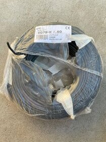 Prodám nový vodič silikonový 2,5mm (V07S-K) černý /30m