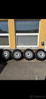 Kola, plechové disky MB Sprinter nebo VW Crafter + pneu