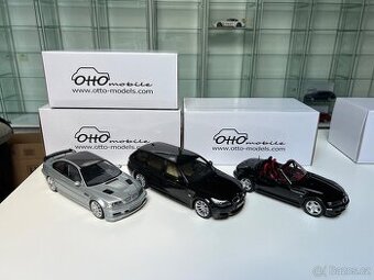 Modely Ottomobile 1:18 BMW E46, E61 , Z3
