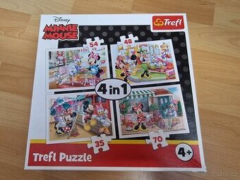 Minnie Mouse puzzle 4 in 1