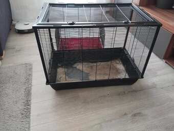 Velká a malá klec na morče + příslušenství