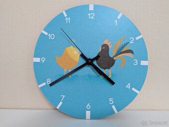 dětské nástěnné hodiny Píp