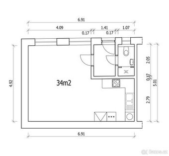 Garsoniéra D.Měcholupy