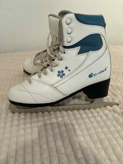 Prodám lední brusle – dámské bílé vel 41