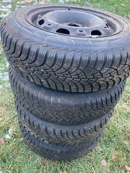 Zimní Pneu a ocelové disky 165/70 R14 Škoda Fabia