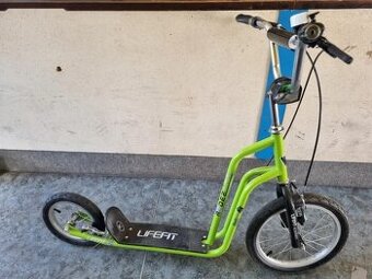 Koloběžka Lifefit RIDER zeleno-černá